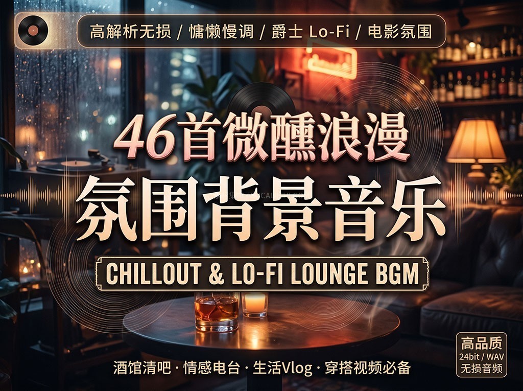 40+微醺浪漫氛围背景音乐BGM